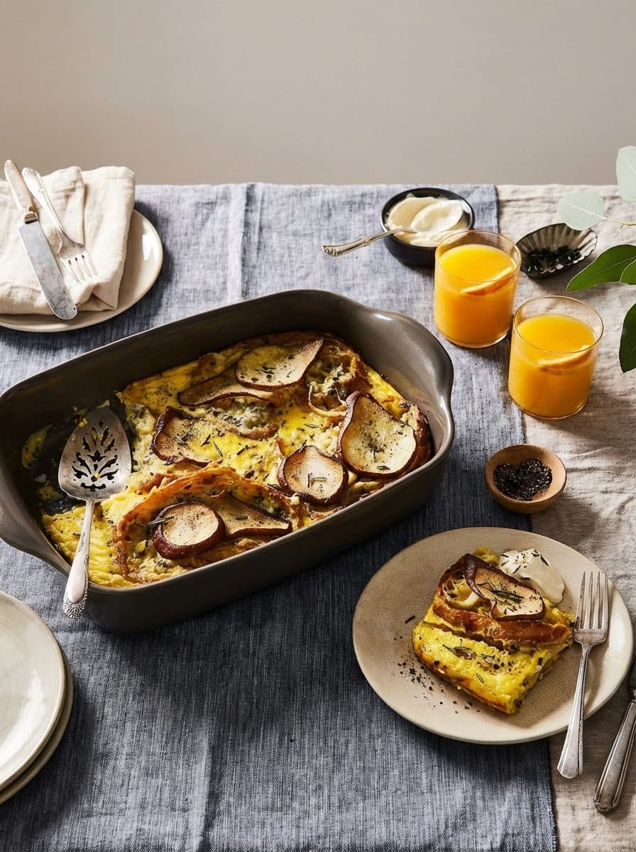 Cozy Pear and Fennel Strata Recipe Everything You Need for Perfect Pear and Fennel Strata