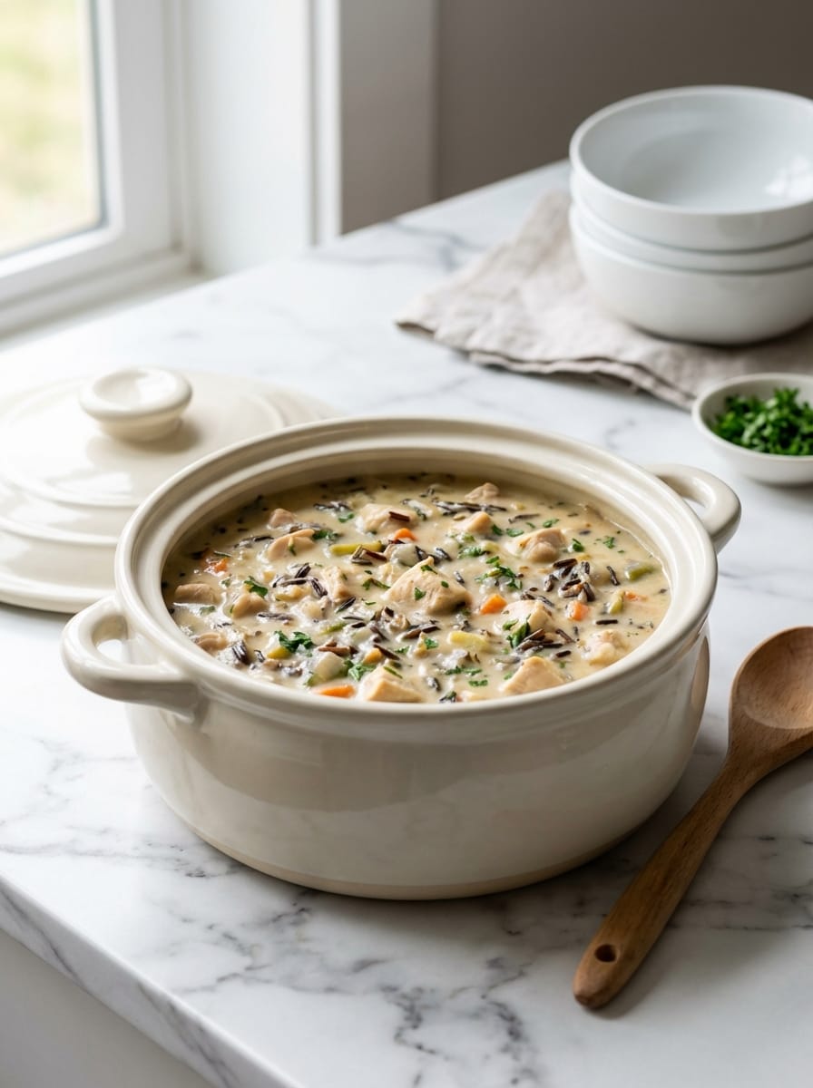 Everything You Need for Perfect Slow Cooker Wild Rice Soup