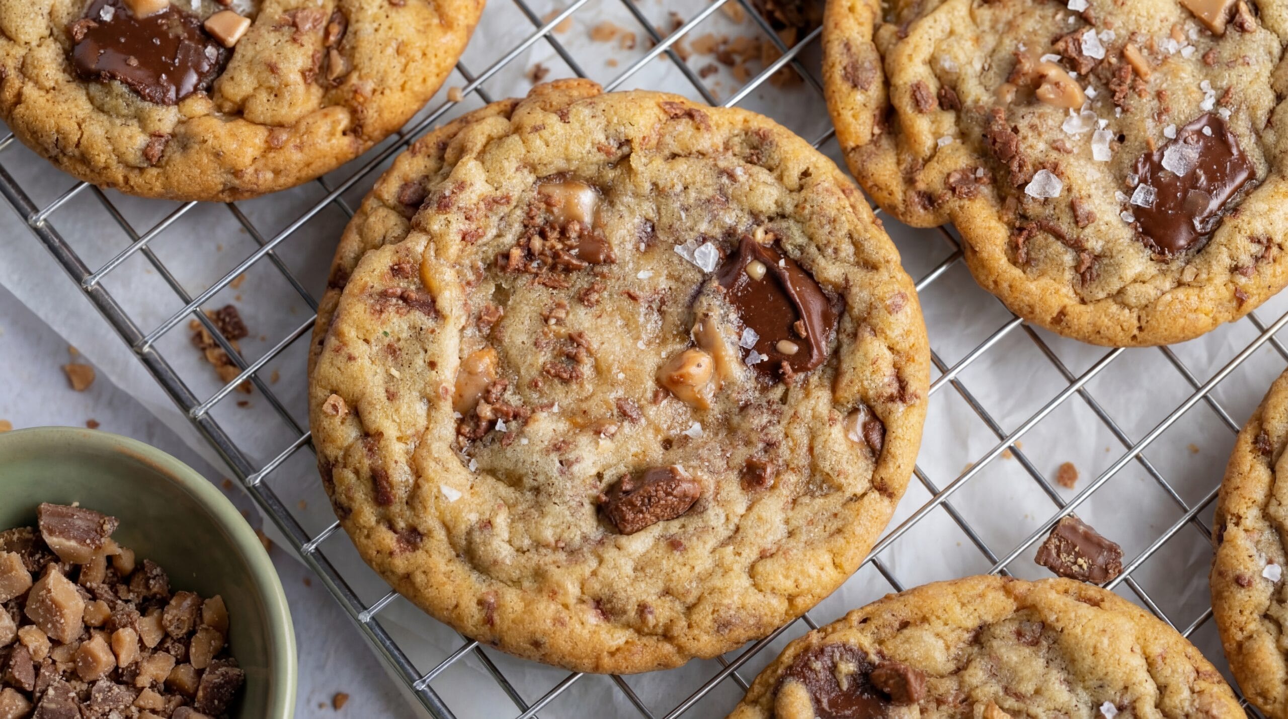 Heath Bar Cookies Recipe - Featured Image