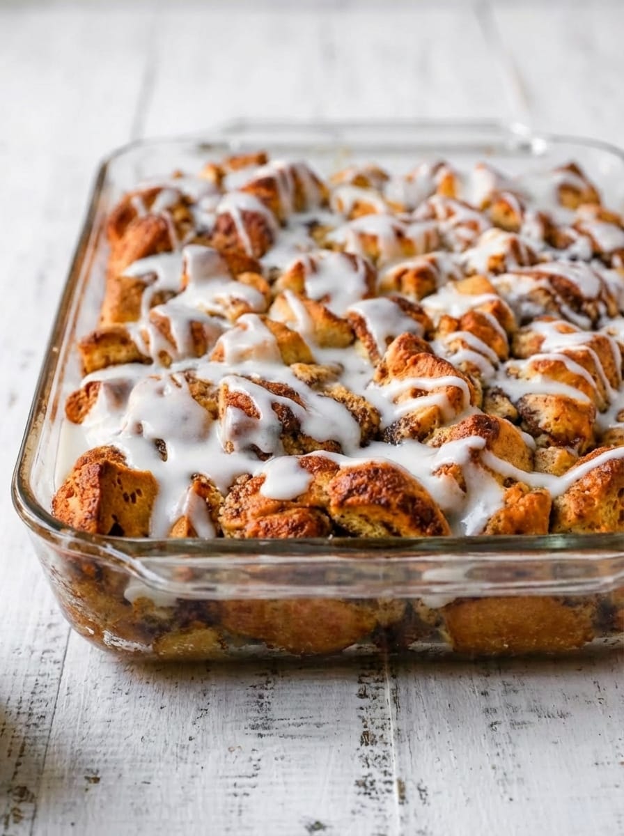 Ingredients for Cinnamon Roll Casserole