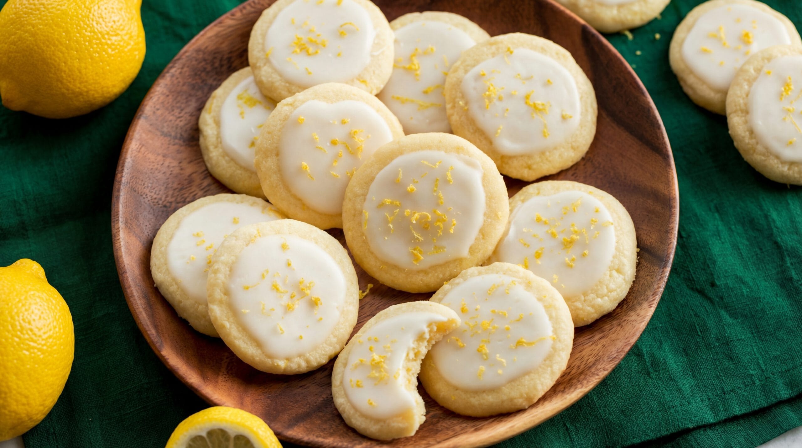 Lemon Meltaway Cookies Recipe - Featured Image