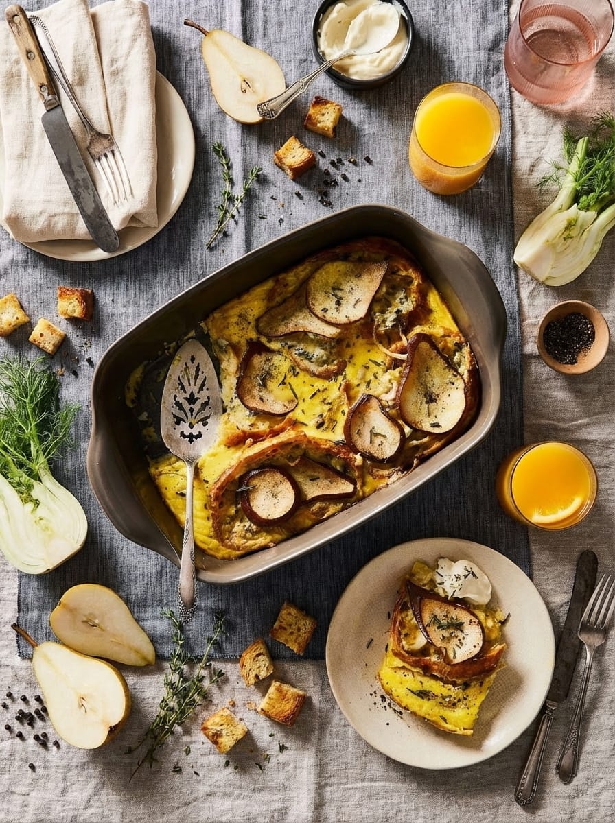 Cozy Pear and Fennel Strata Recipe My Best Tips for Perfect Pear and Fennel Strata
