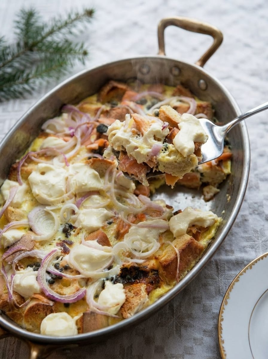 My Method for Bagel Cream Cheese Strata