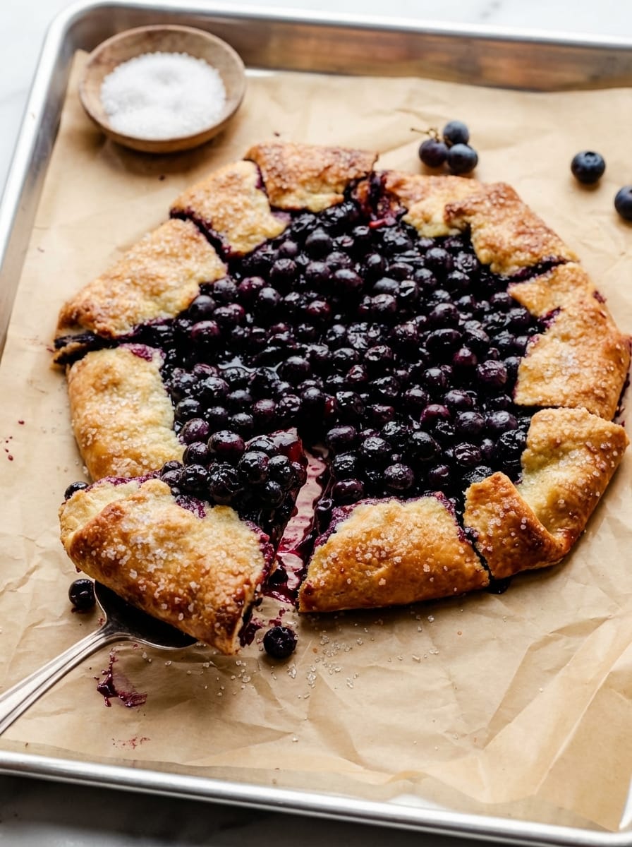 My Method for Blueberry Galette