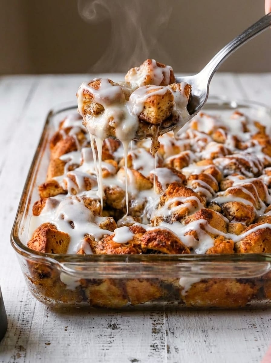 My Method for Cinnamon Roll Casserole