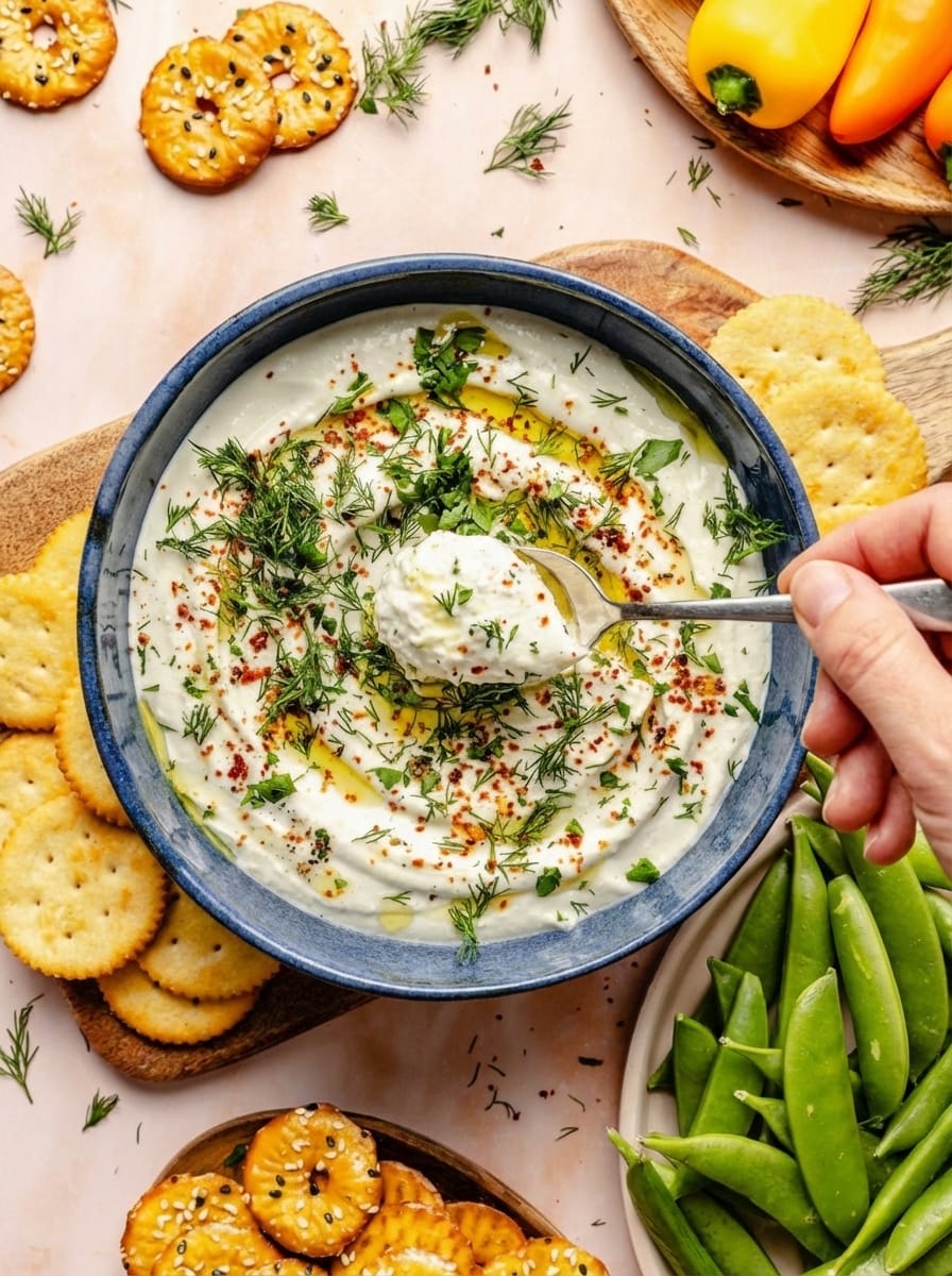 My Method for Creamy Garlic Feta Dip