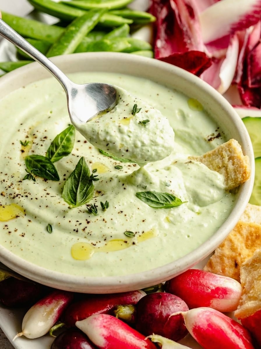 My Method for Herb Cottage Cheese Dip