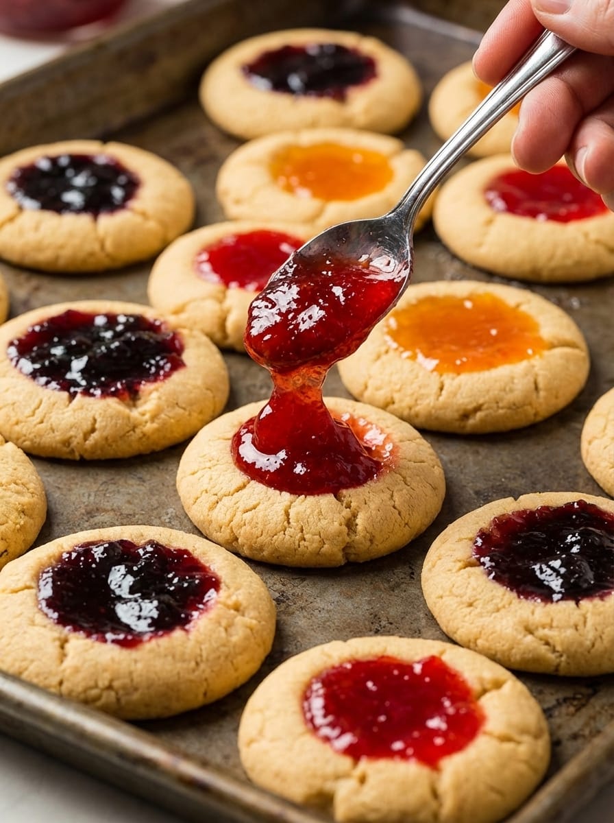 My Method for Peanut Butter and Jelly Cookies
