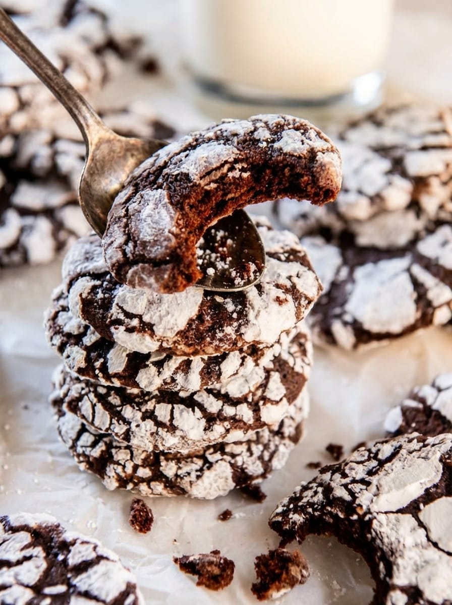 My Method for Perfect Chocolate Crinkle Cookies