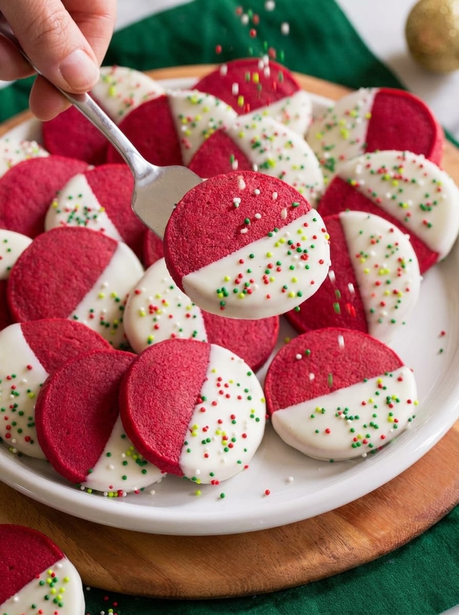 My Method for Red Velvet Shortbread Cookies