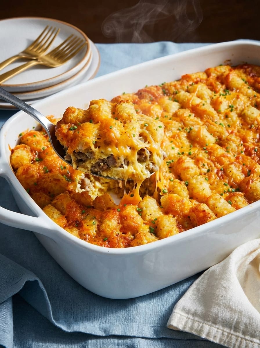 My Method for Tater Tot Breakfast Casserole