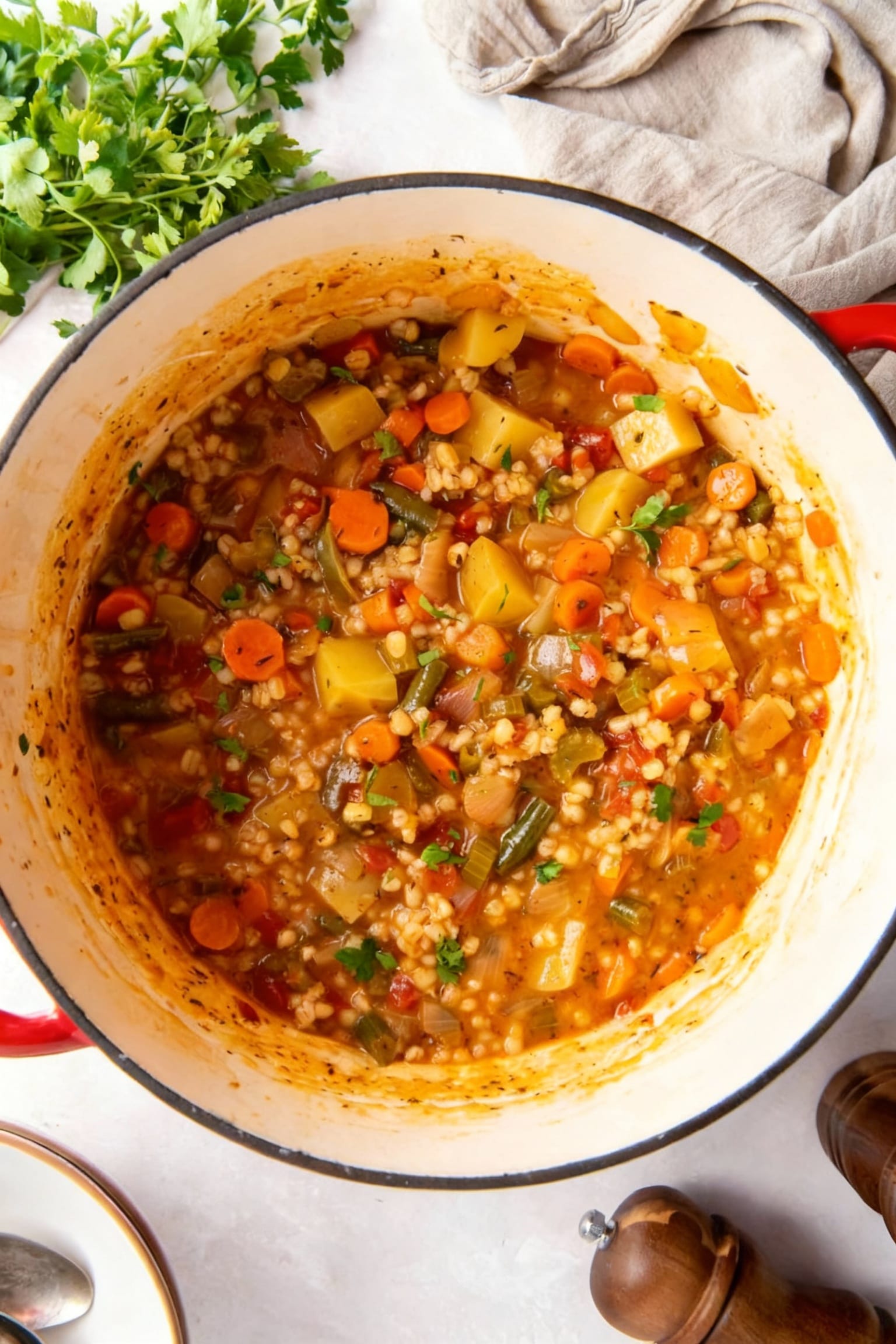 Savory Vegetable Barley Soup Recipe My-Method-for-Vegetable-Barley-Soup