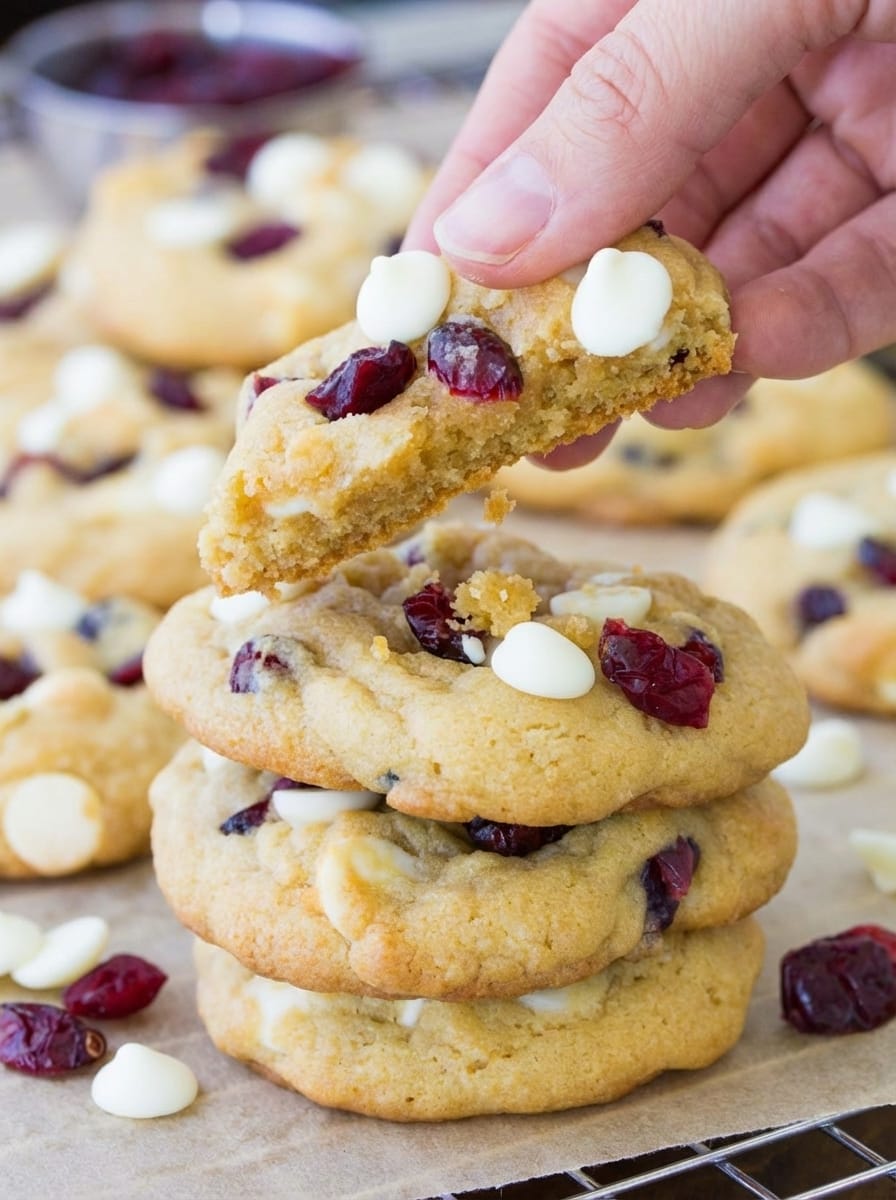 My Method for White Chocolate Cranberry Cookies