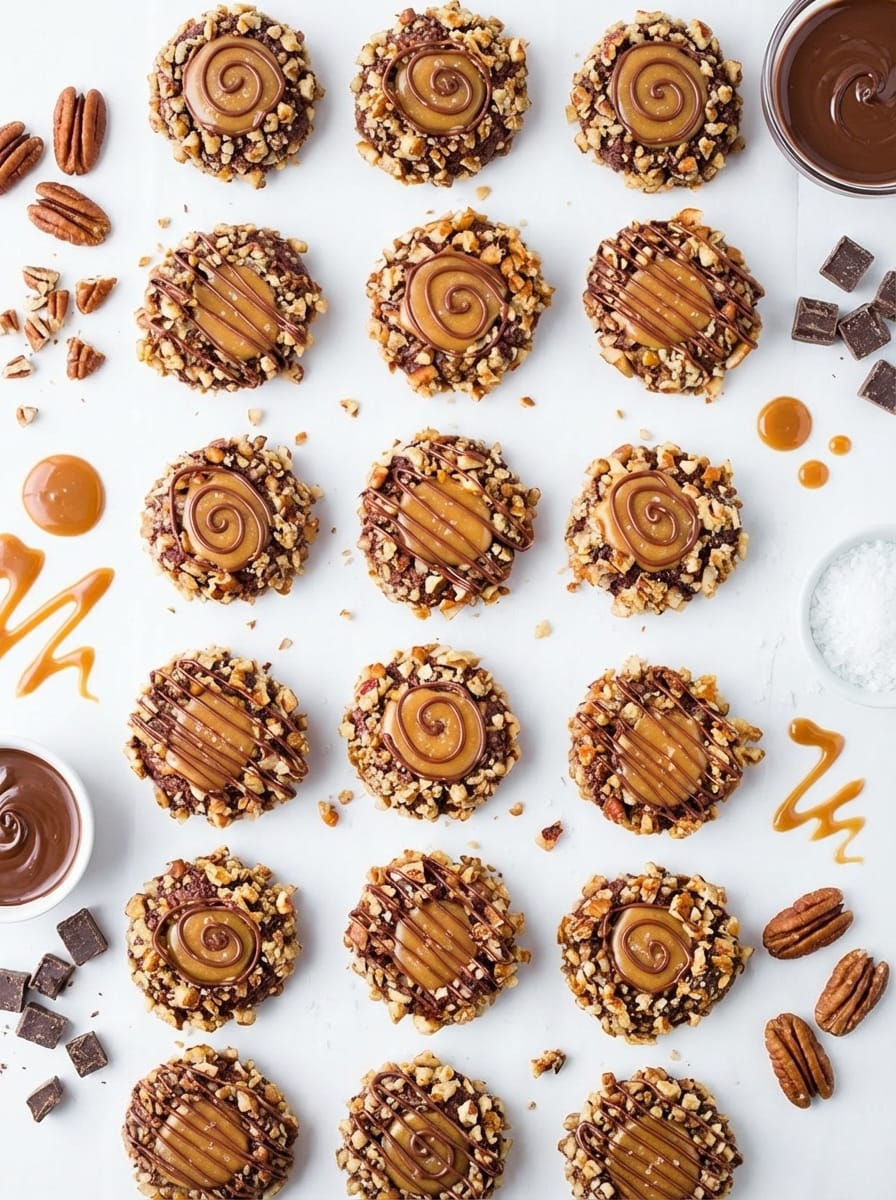 My Top Tips for Salted Caramel Turtle Thumbprint Cookies