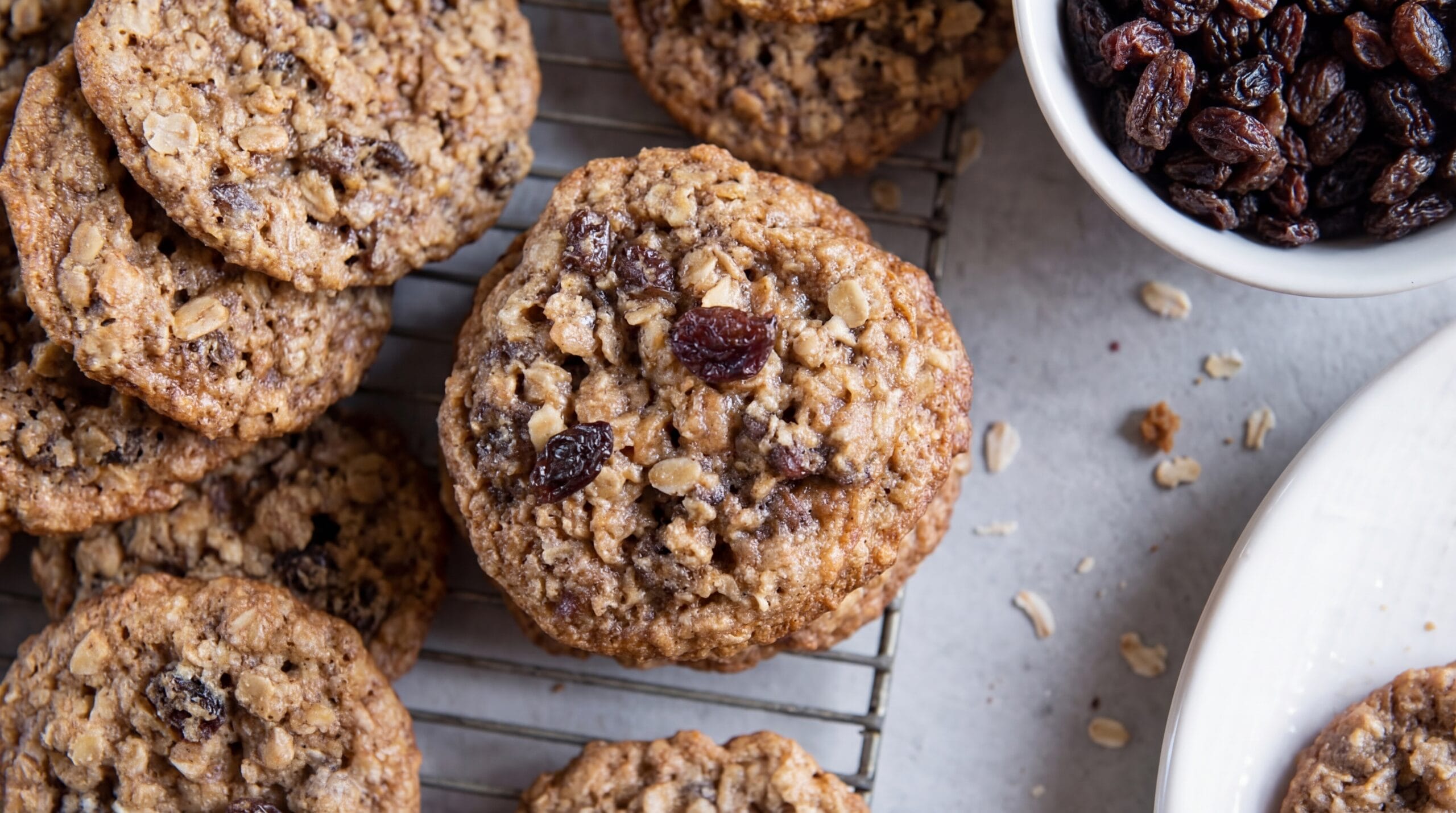 Oatmeal Raisin Cookies Recipe - Featured Image
