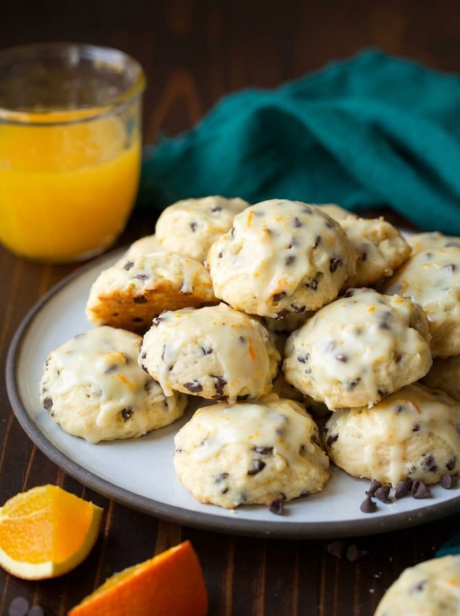 Orange Chocolate Chip Ricotta Cookies Ingredients