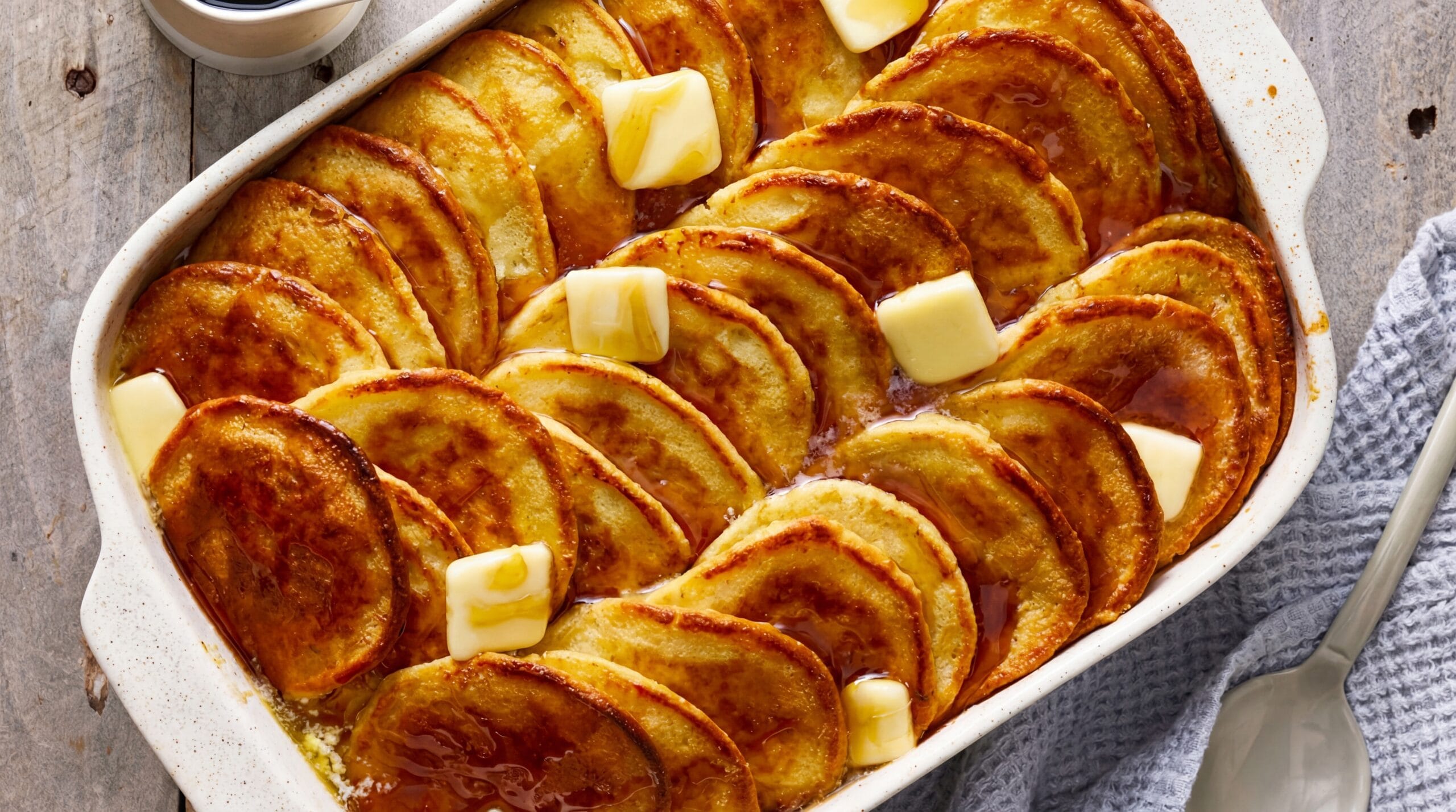 Pancake Casserole Recipe - Featured Image