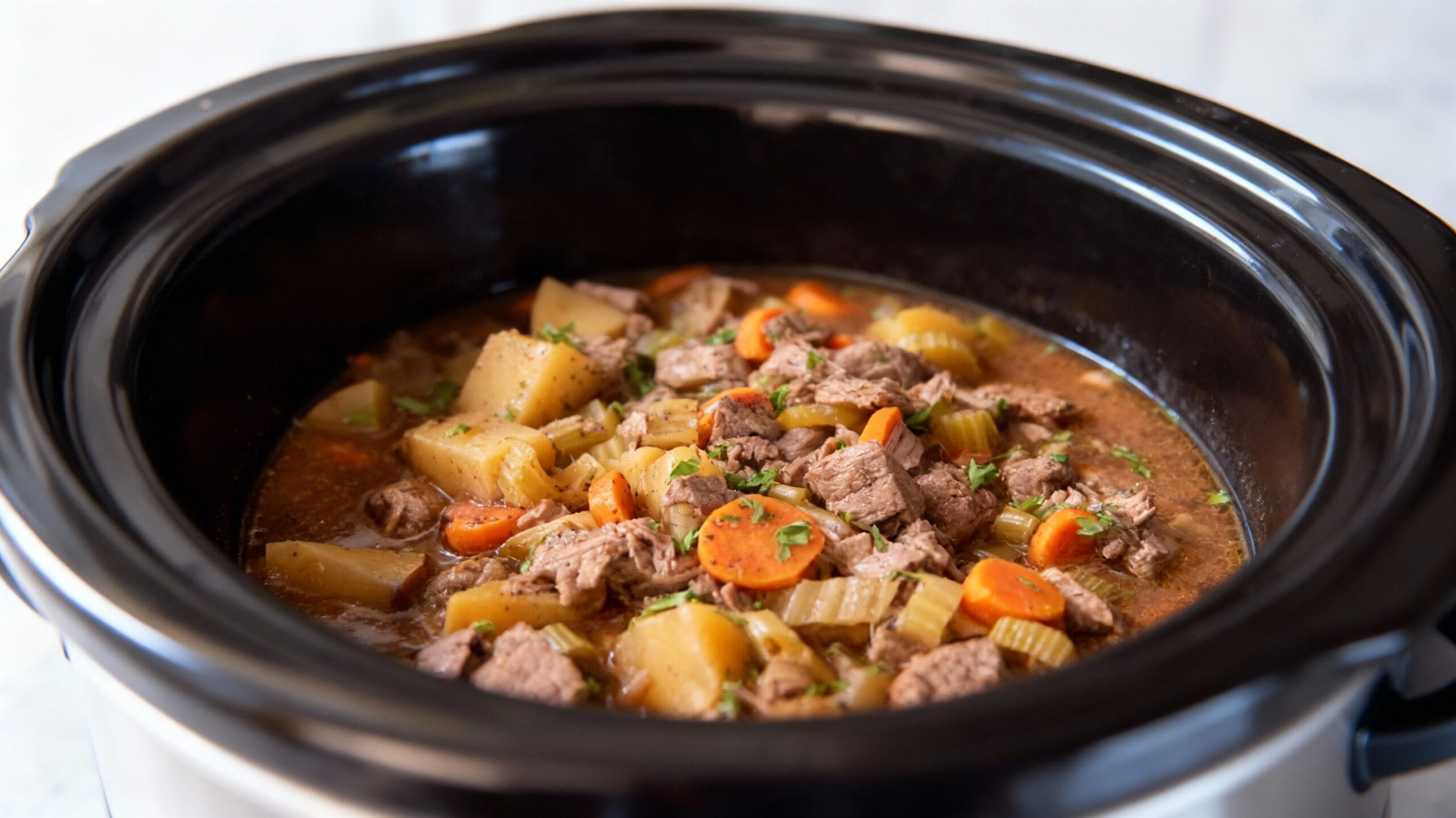 Quick Slow Cooker Beef Stew Recipe