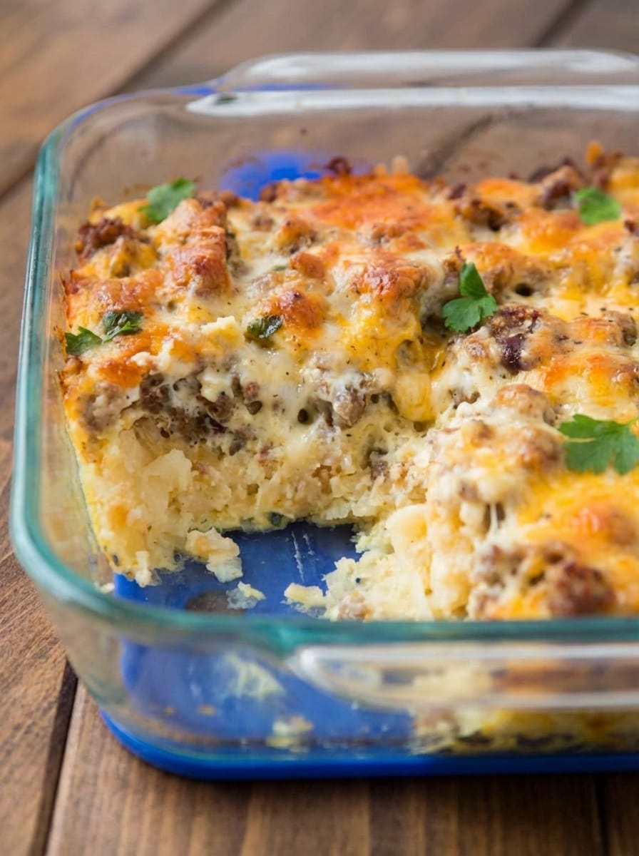 Sausage Hash Brown Breakfast Casserole Ingredients