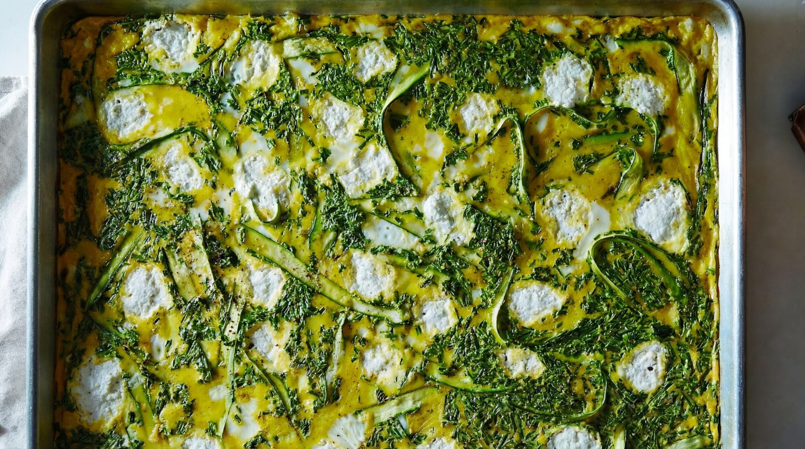 Sheet Pan Eggs Recipe - Featured Image