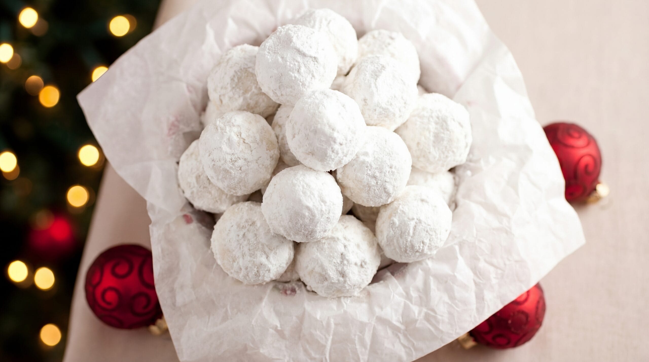 Snowball Cookies Recipe - Featured Image