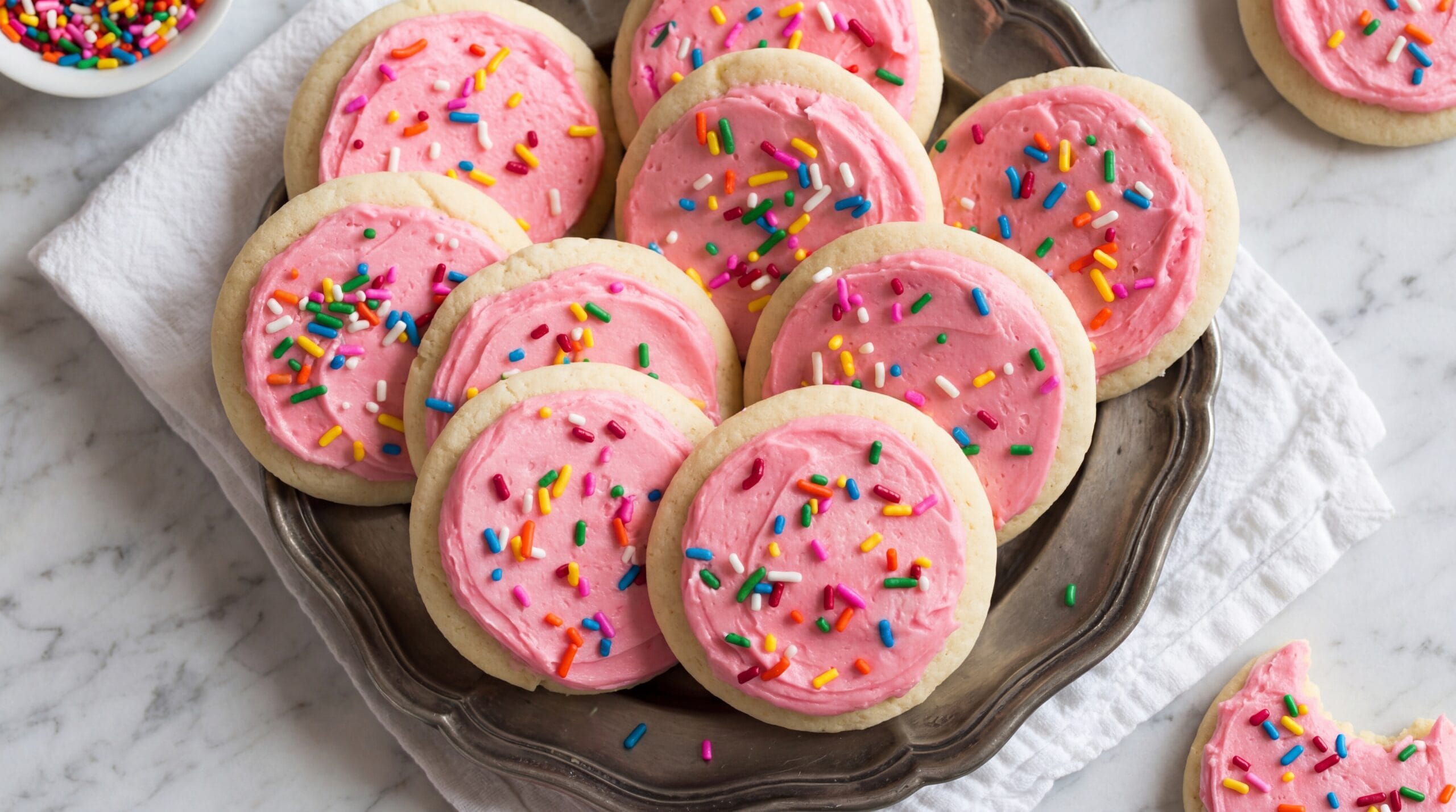Soft Sugar Cookies Recipe - Featured Image