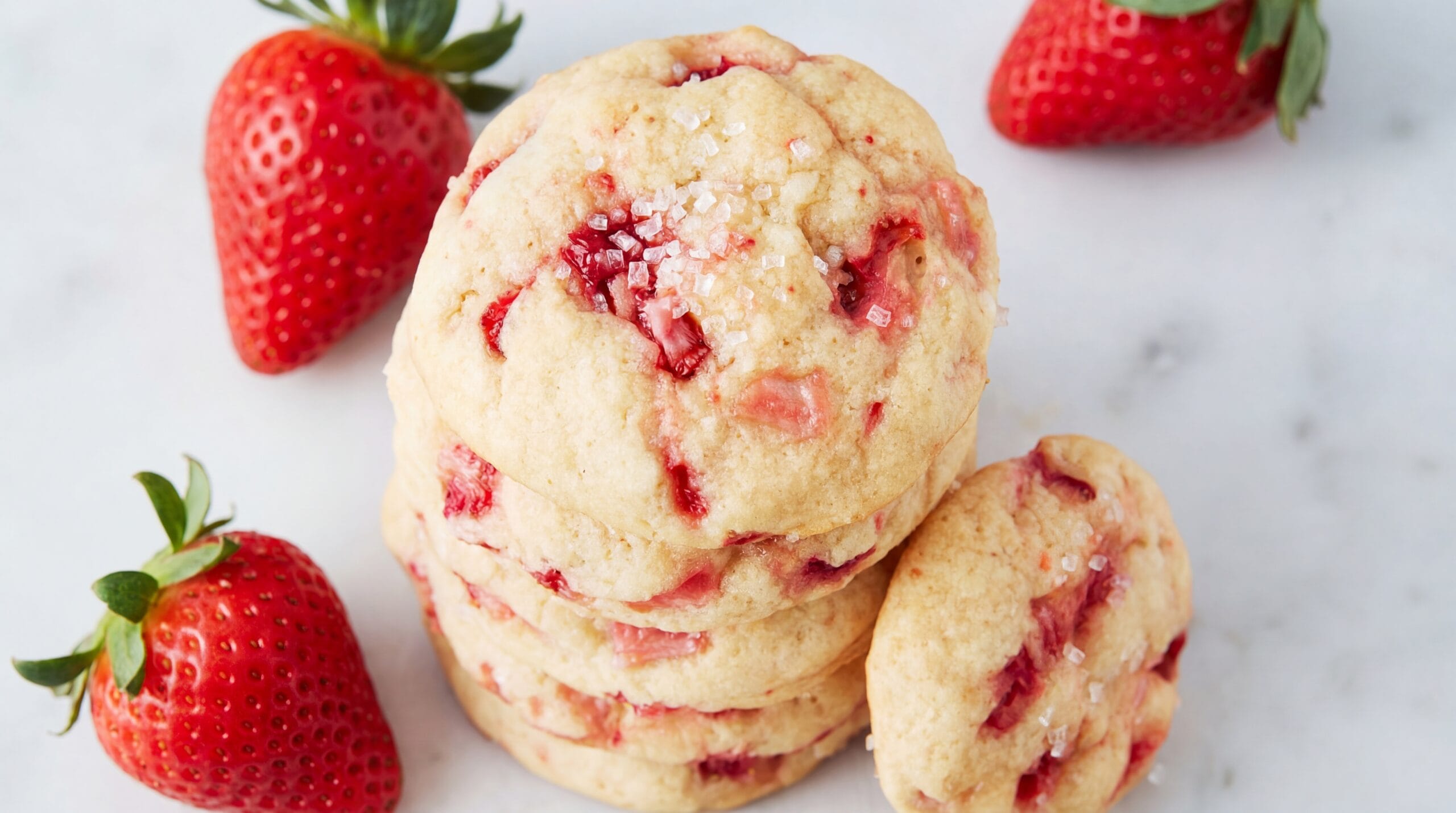 Strawberry Shortcake Cookies Recipe - Featured Image