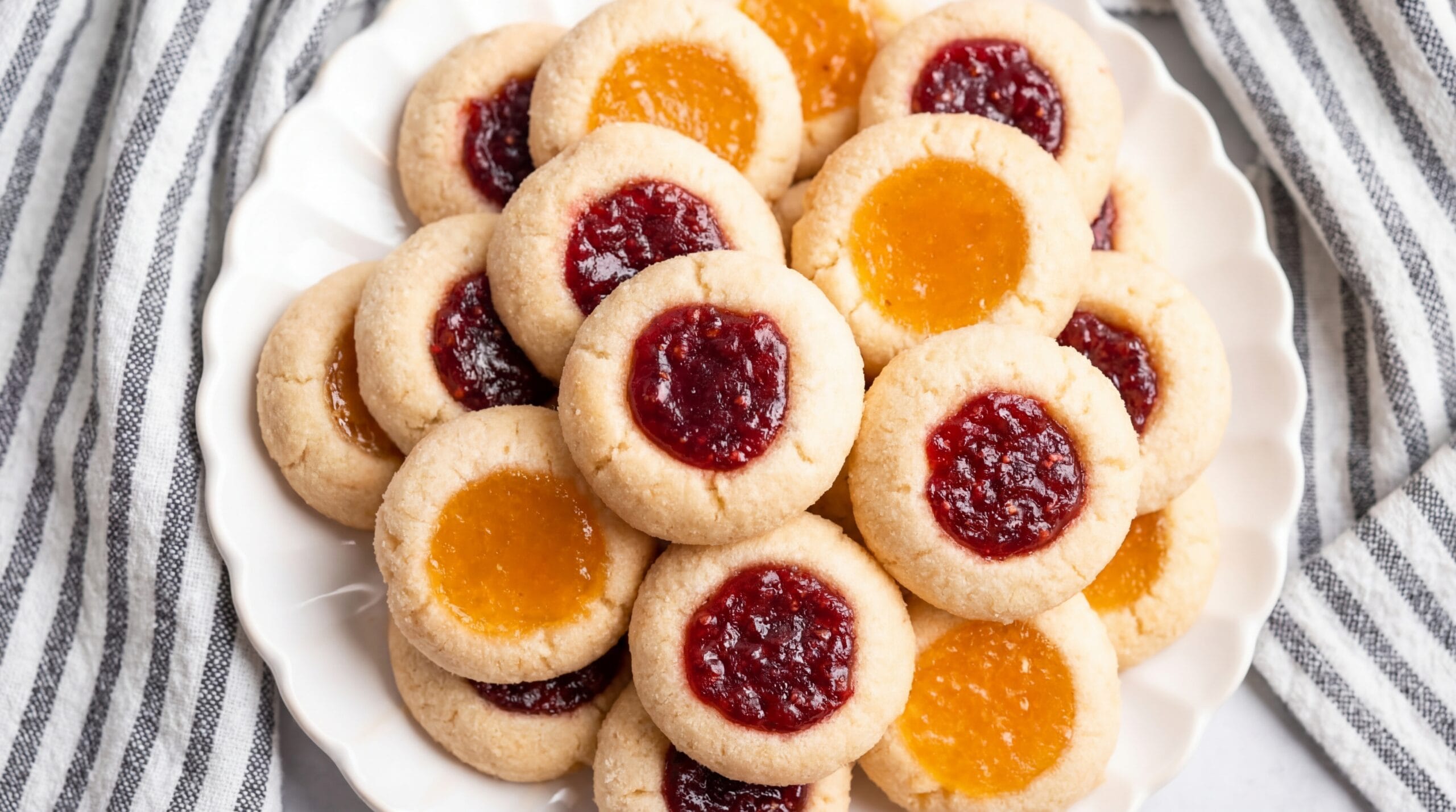 Thumbprint Cookies Recipe - Featured Image