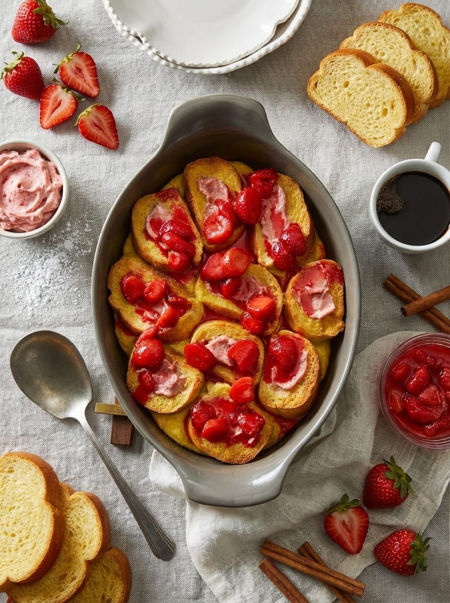 Tips for Perfect French Toast Casserole With Strawberry Sauce