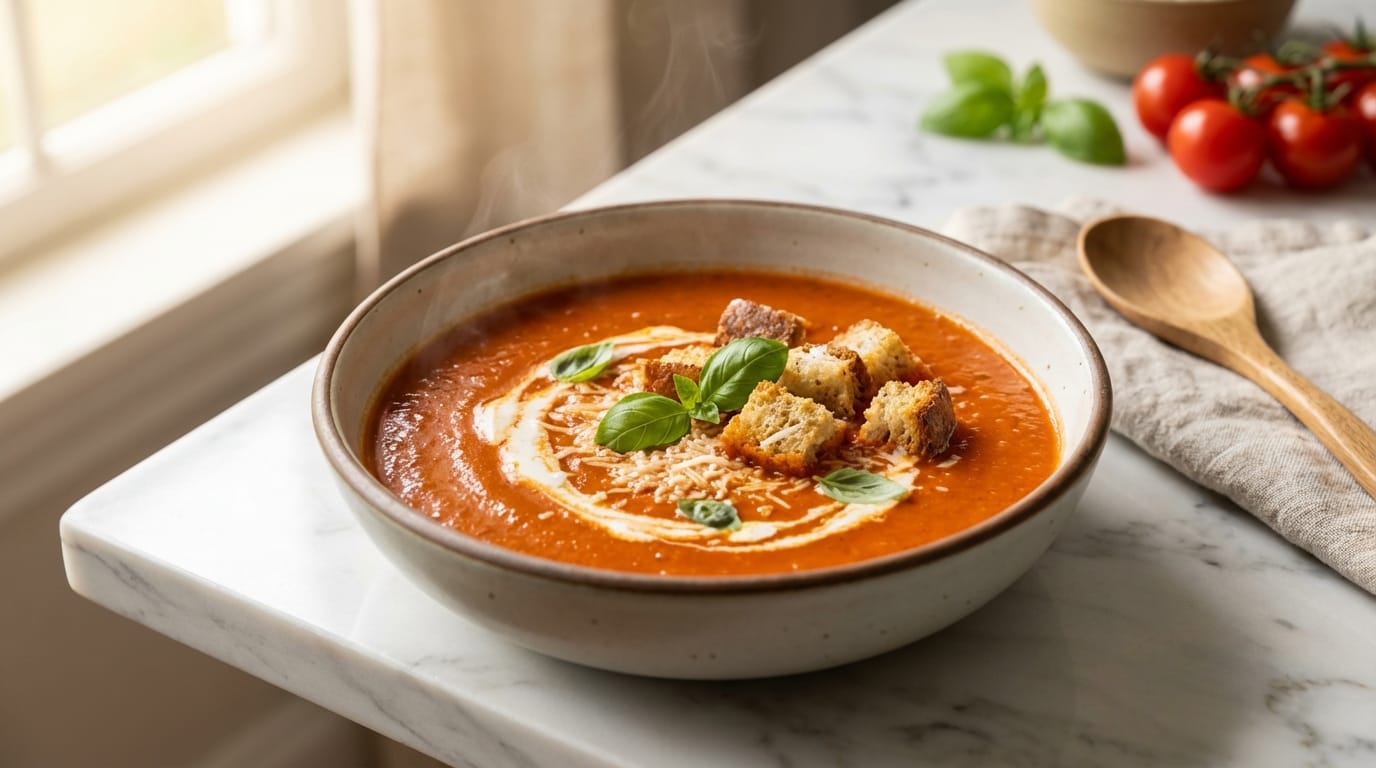 Tomato Soup Recipe - Featured Image