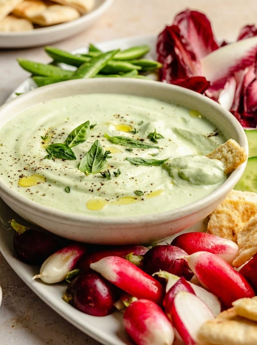 What Goes Into This Herb Cottage Cheese Dip