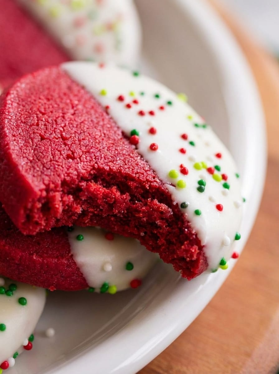 What Makes These Red Velvet Shortbread Cookies Special