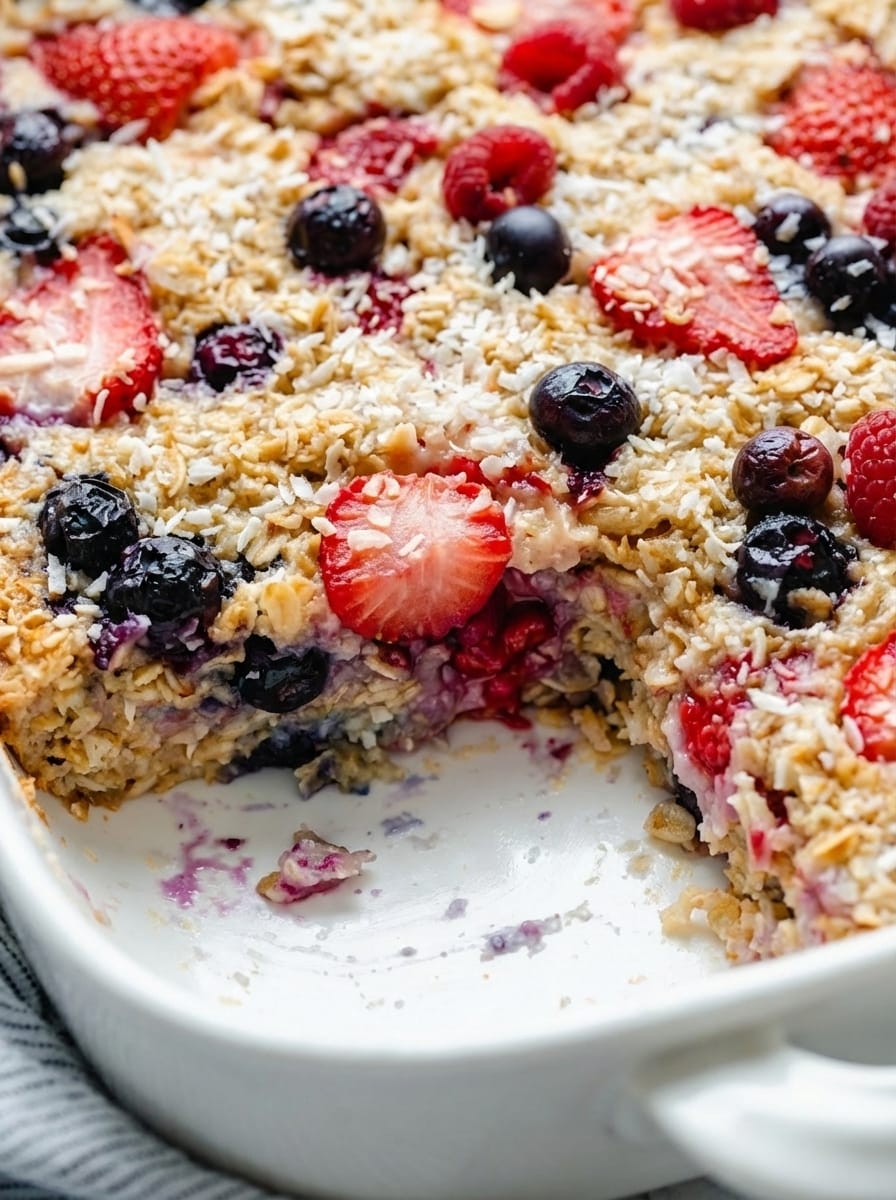 Why You'll Love This Triple Berries Baked Oatmeal