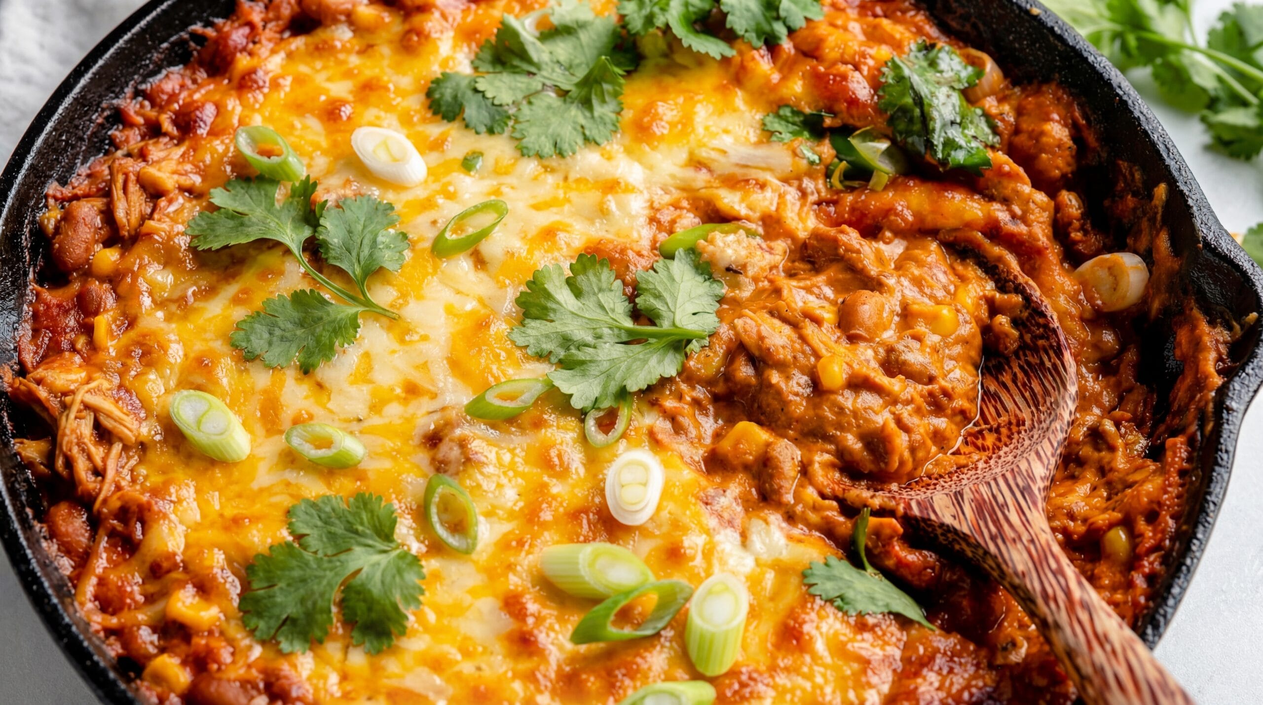 cheesy enchilada bean dip Recipe - Featured Image