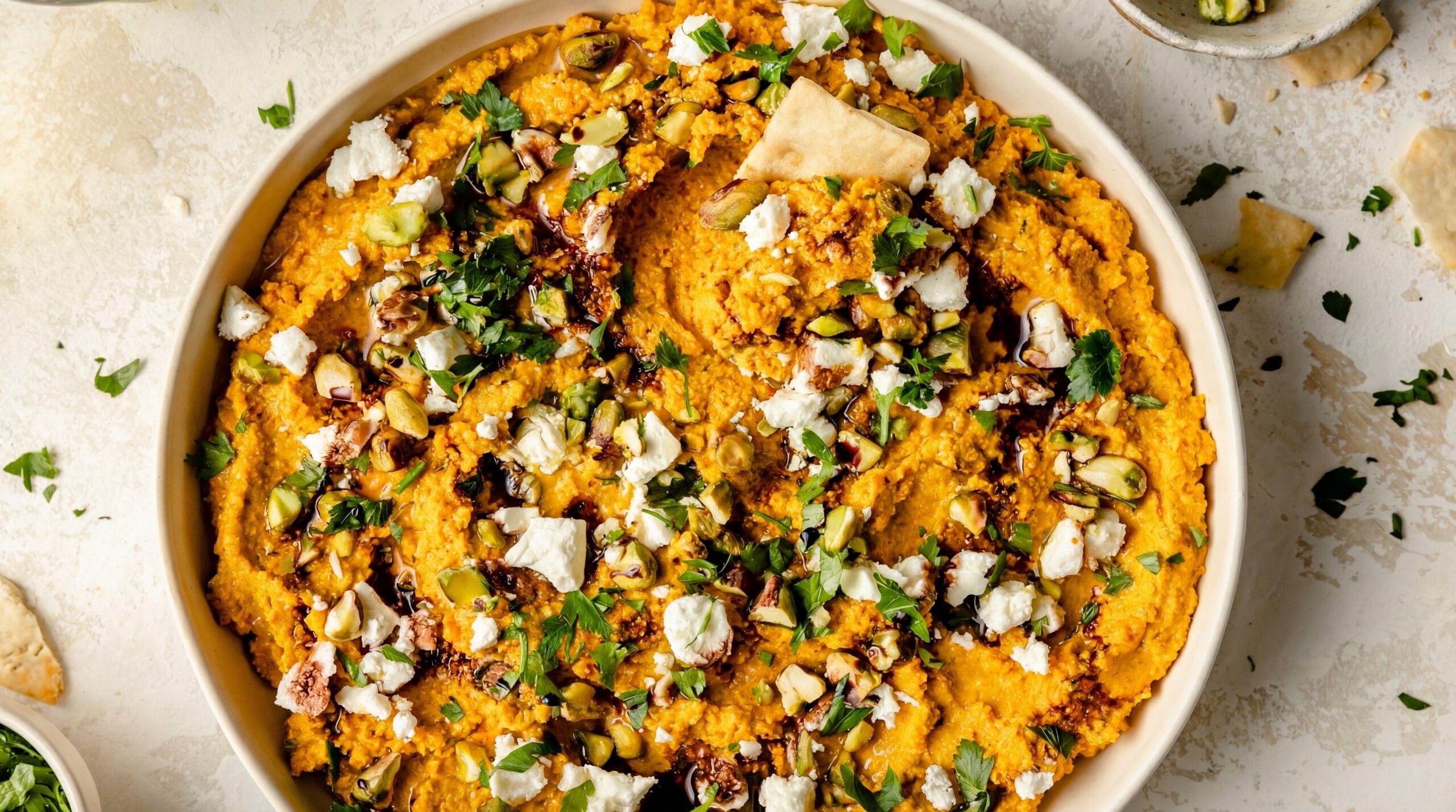 roasted carrot dip Recipe - Featured Image