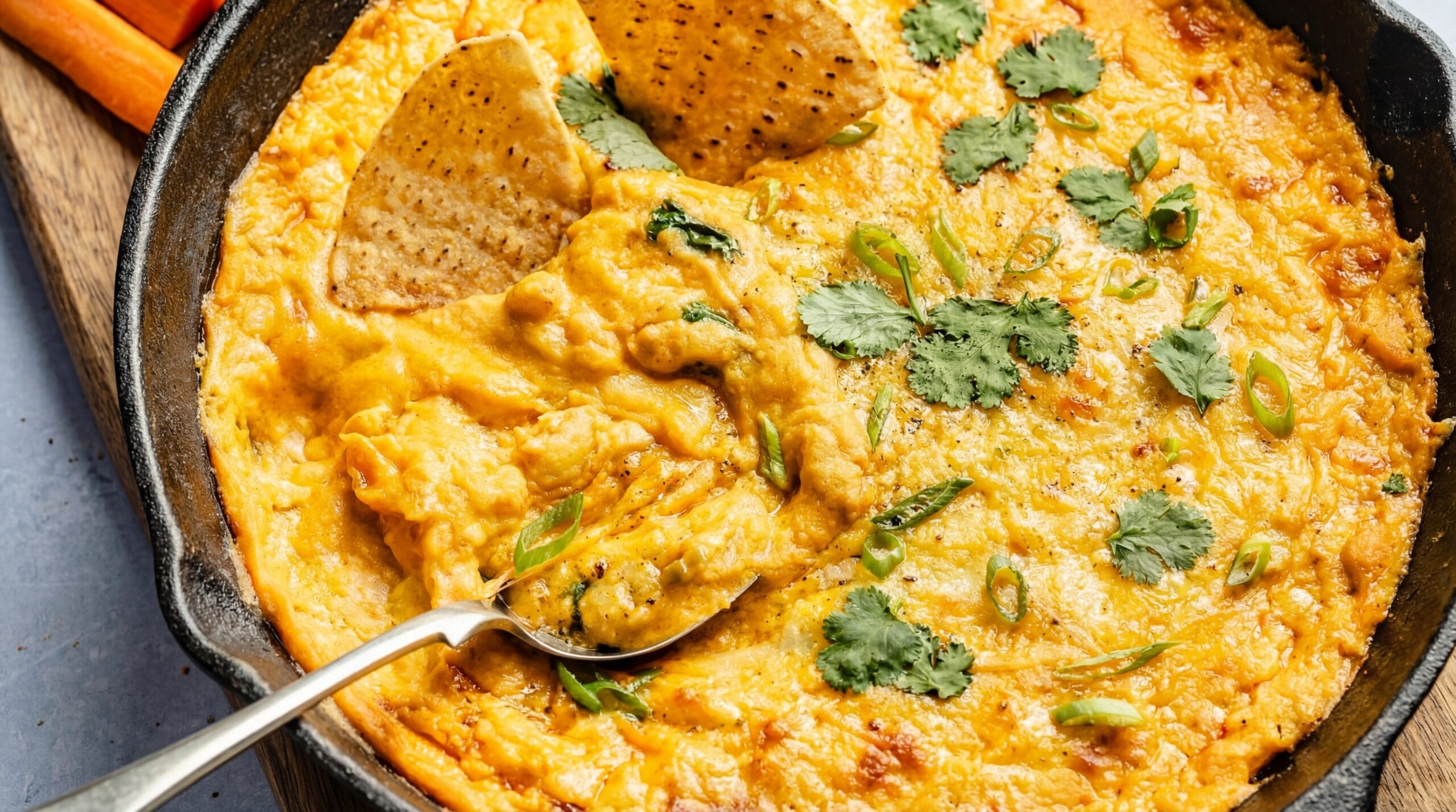 vegetarian white bean buffalo dip Recipe - Featured Image