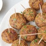 Cheese Stuffed Meatballs