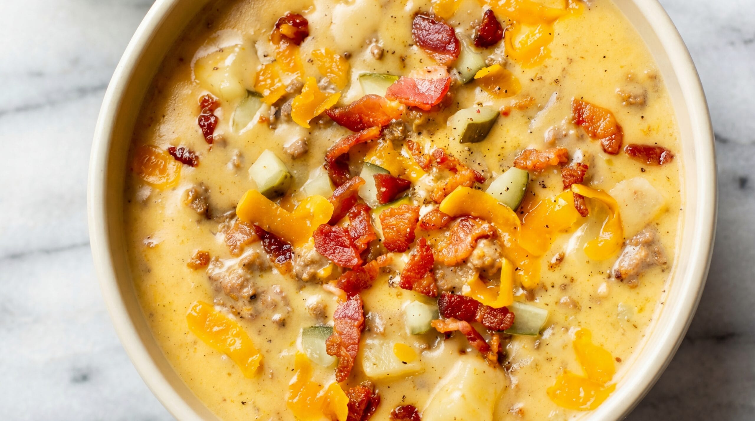 Hearty Cheeseburger Soup Recipe Cheeseburger Soup