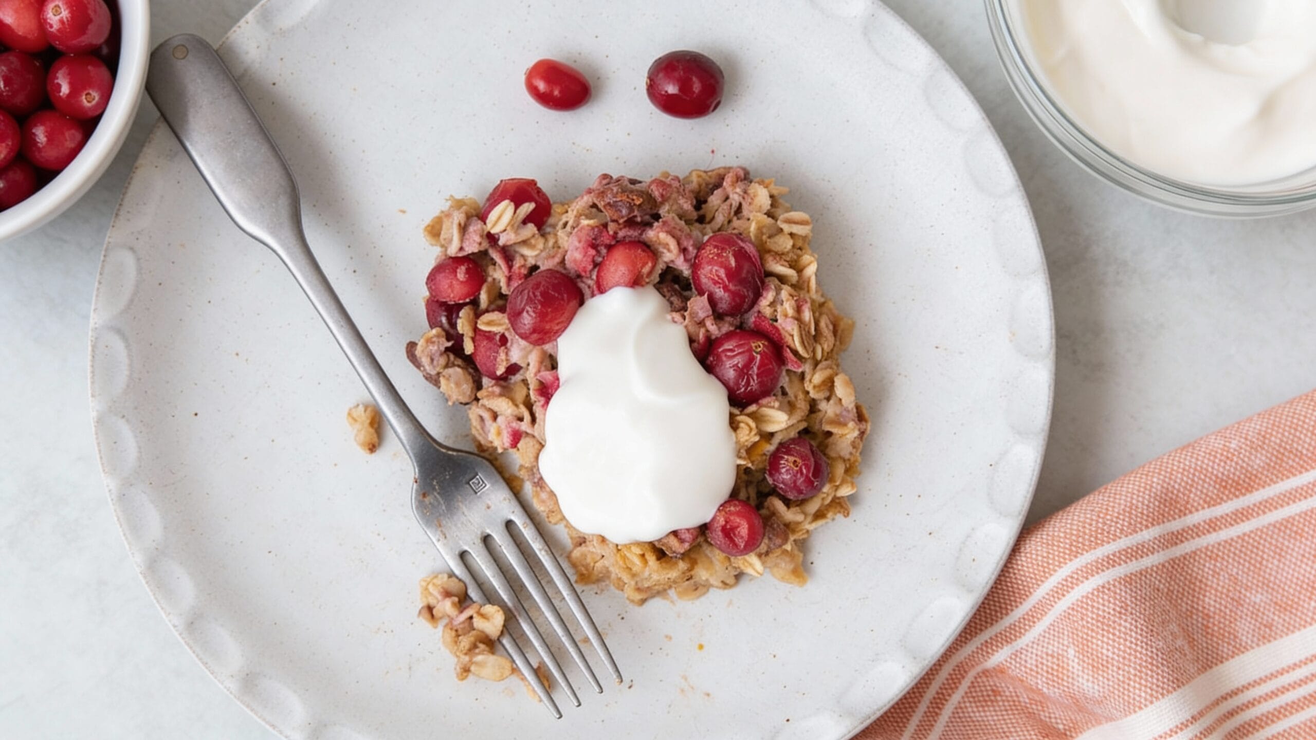 Cranberry Oatmeal Bake