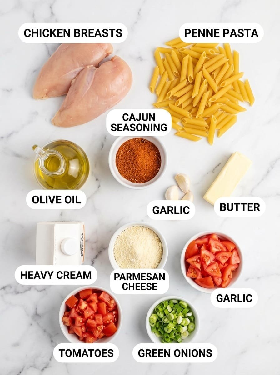 Everything You Need for Perfect Cajun Chicken Pasta