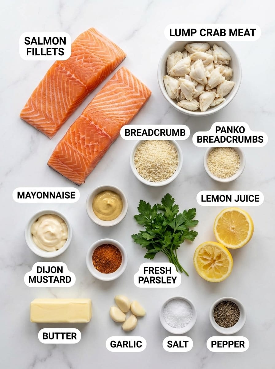 Everything You Need for Perfect Crab Topped Salmon