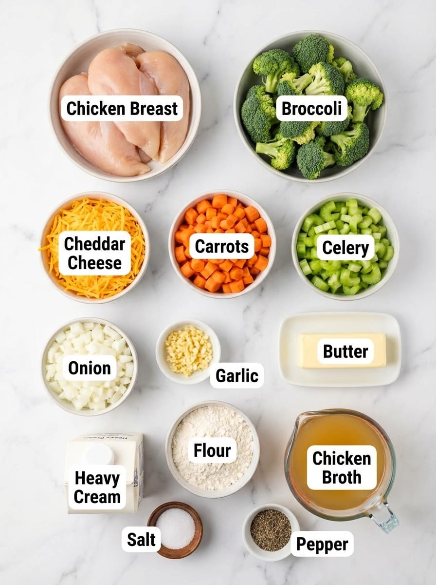 Everything You Need for Perfect Creamy Chicken Broccoli Soup