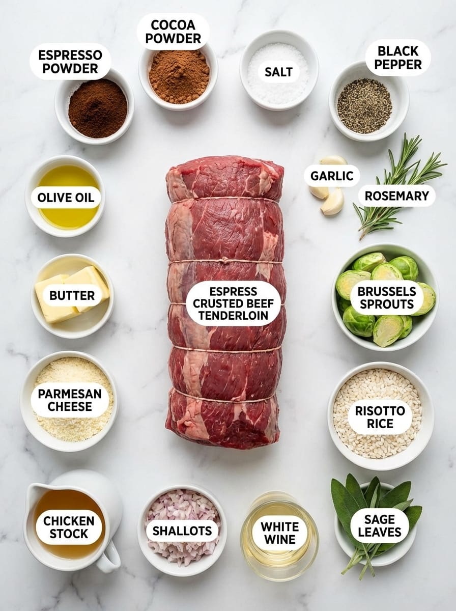 Everything You Need for Perfect Espresso Crusted Beef Tenderloin