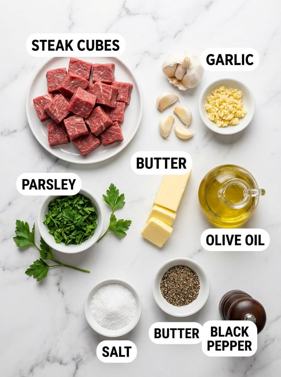 Everything You Need for Perfect Garlic Butter Steak Bites