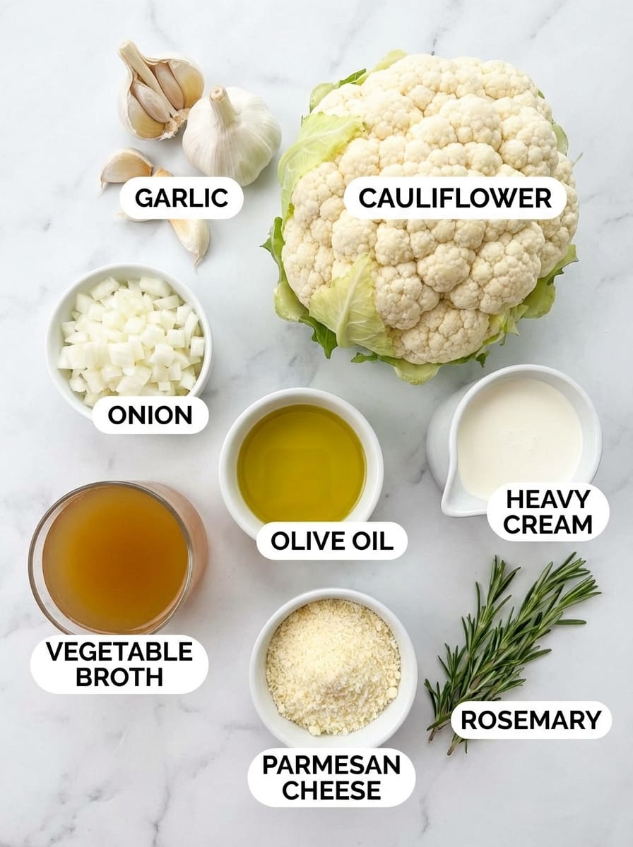 Everything You Need for Perfect Garlic Cauliflower Soup