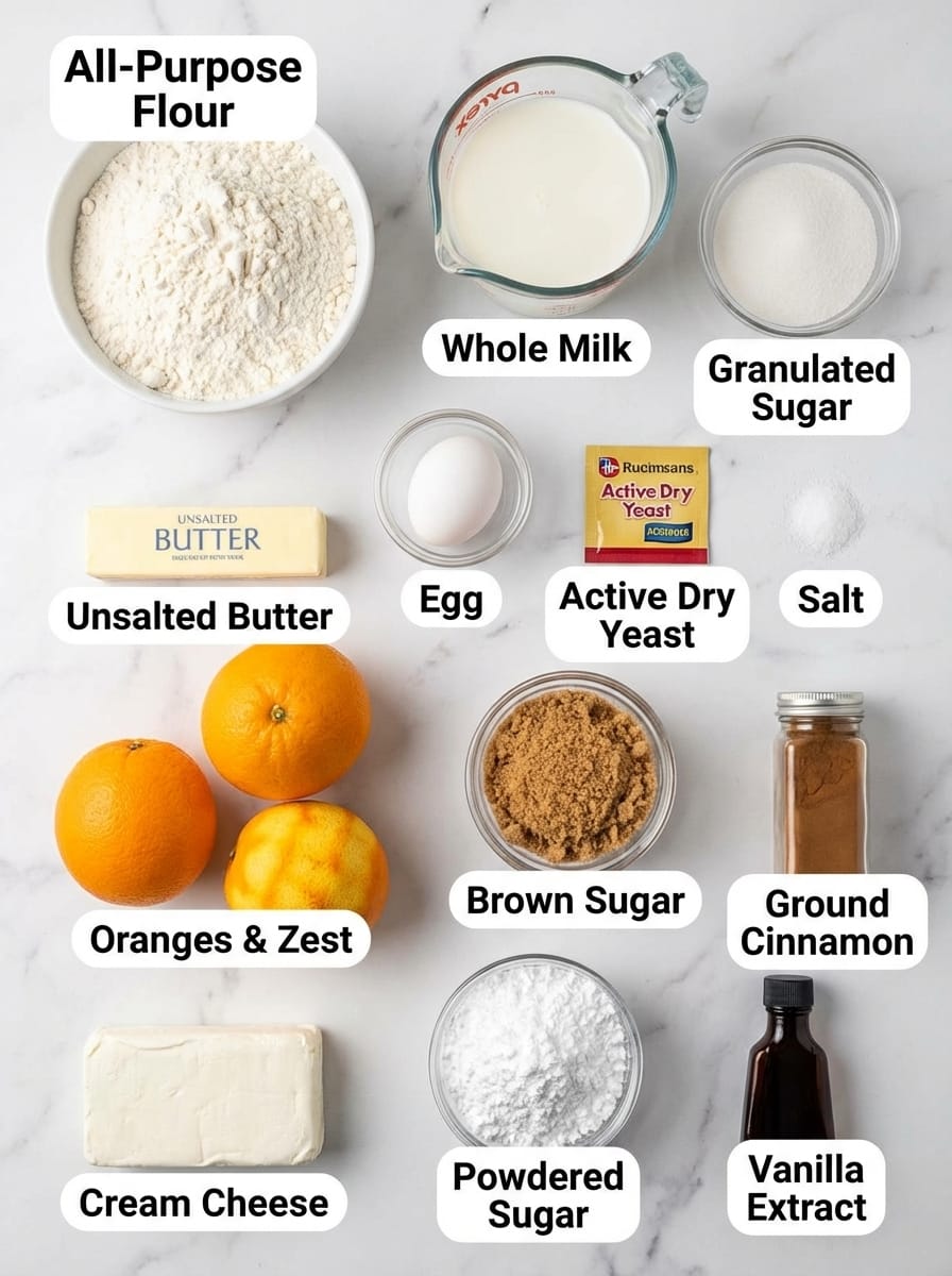 Everything You Need for Perfect Orange Cinnamon Rolls