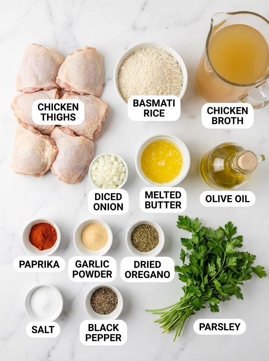 Everything You Need for Perfect Oven Baked Rice Chicken