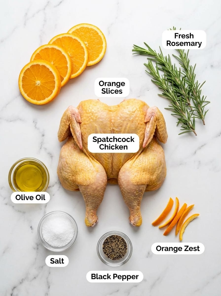Everything You Need for Perfect Rosemary Orange Spatchcock Chicken
