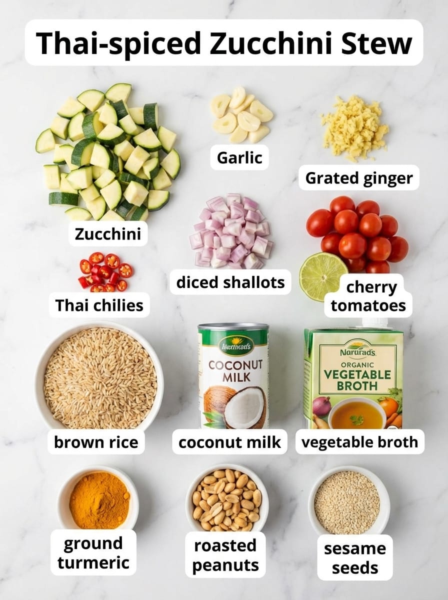 Everything You Need for Perfect Thai-spiced Zucchini Stew
