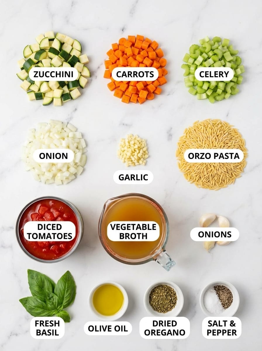 Everything You Need for Zucchini Orzo Soup